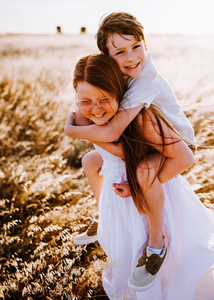 Natural light family session