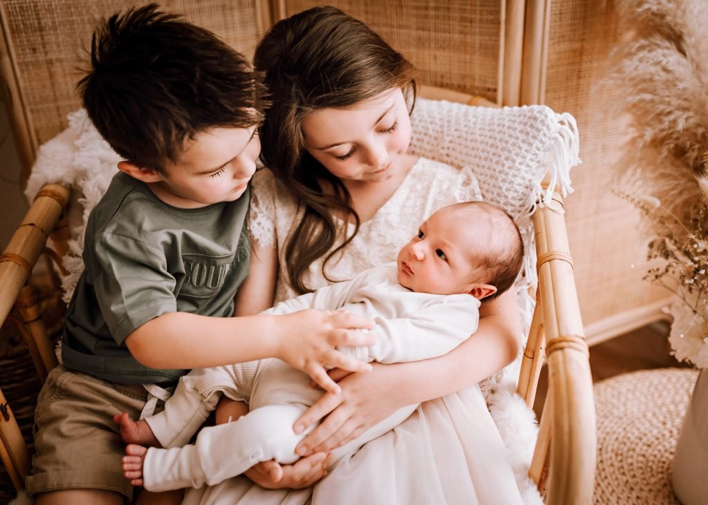 Natural newborn portrait by Kristielle Amy