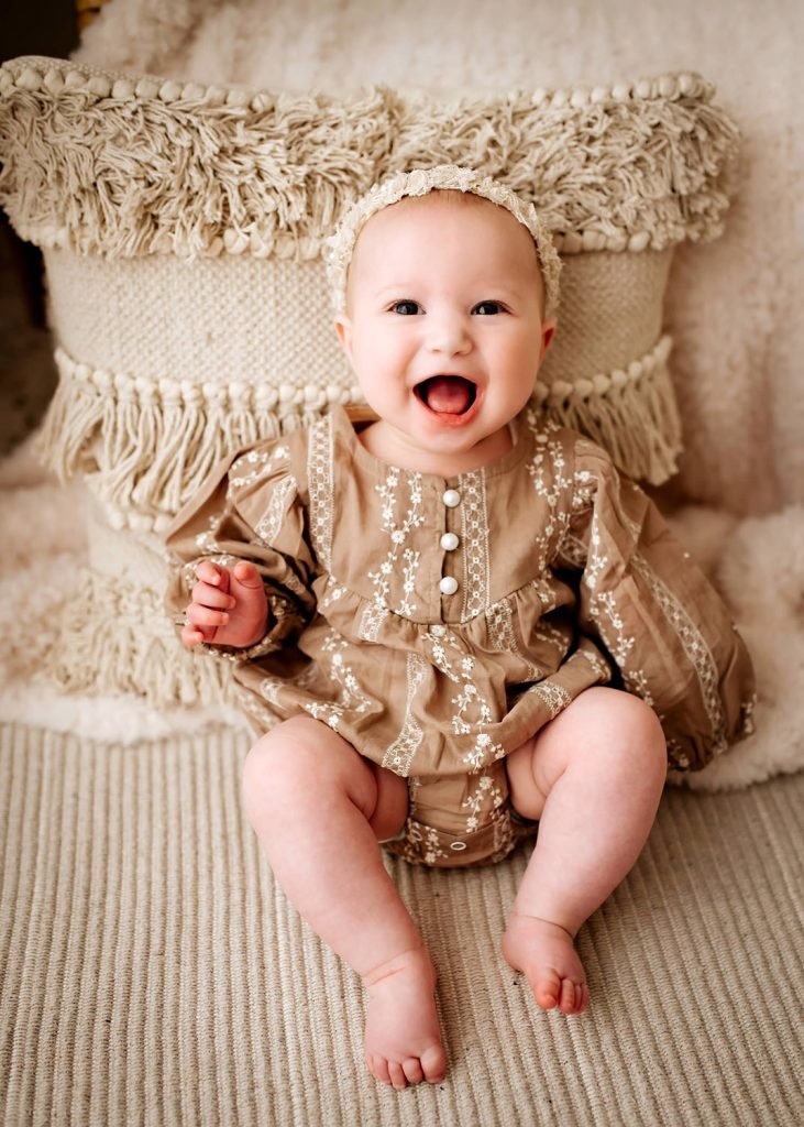 Natural baby portrait by Kristielle Amy