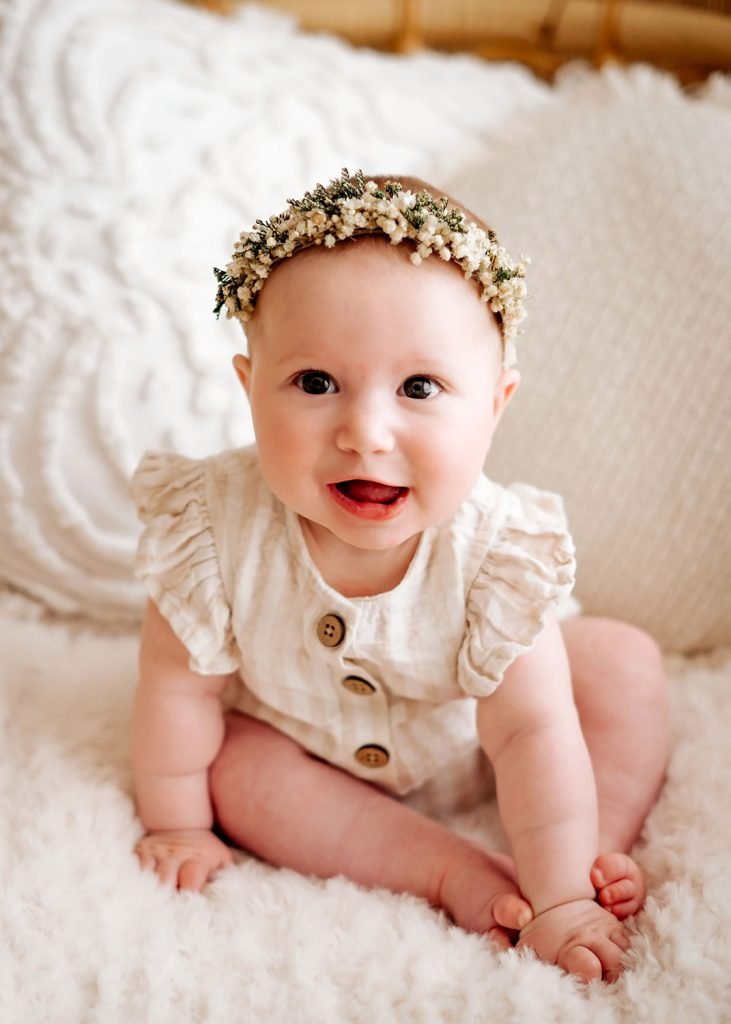 Fine art baby portrait by Kristielle Amy
